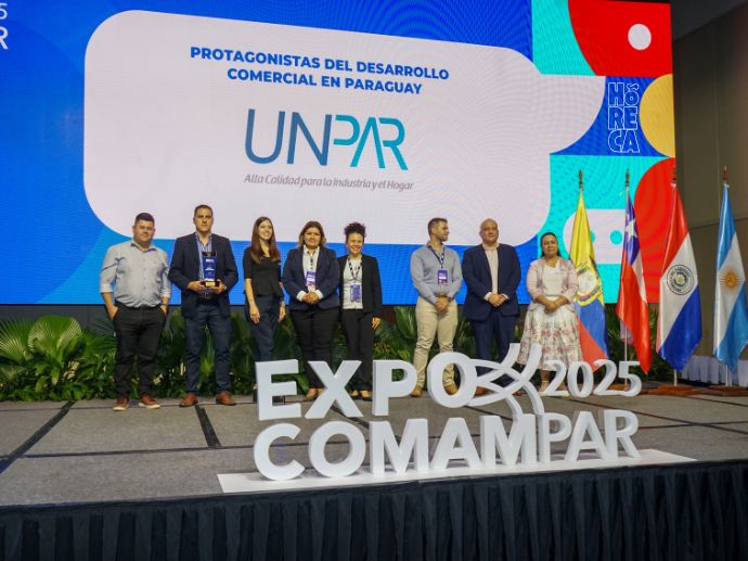 UNPAR reafirma su compromiso con el canal mayorista y el food service con un innovador stand 360° en la Expo Comampar