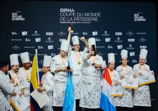 Paraguay saborea la gloria con una medalla de plata en el Mundial de Pastelería